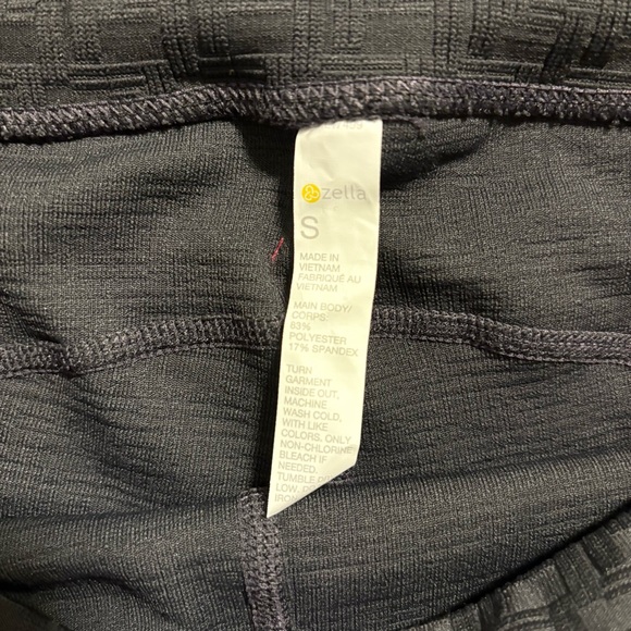 Zella Black Jacquard Textured Skort Size S Golf Tennis Yoga Athletic Breathable - Picture 8 of 11